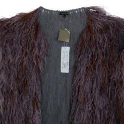 Reem Acra Luxe Fur Stole L