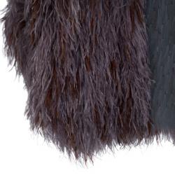 Reem Acra Luxe Fur Stole L