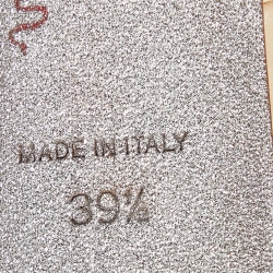 Pre Owned René Caovilla Beige Satin Cleo Crystals Sandals Size 39.5