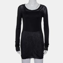 Black Knit Forever Tunic Top