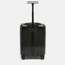 Pre Owned Rimowa Black Polycarbonate Essential Cabin Luggage 45