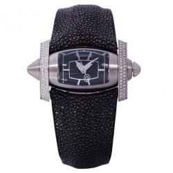 Roberge Black Stainless Steel Virgo Women's Wristwatch 48MM