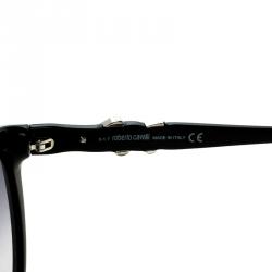 مملوكة مسبقًا Roberto Cavalli Black Kuma 878S Cateye Sunglasses