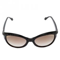 Pre Owned نظارة شمسية روبرتو كافالي 789S ميرور اكوبينز عين قطة بنية