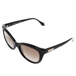 Pre Owned نظارة شمسية روبرتو كافالي 789S ميرور اكوبينز عين قطة بنية