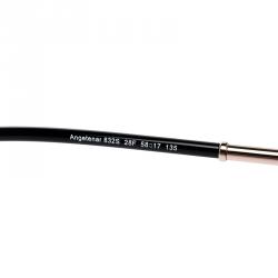 Pre Owned Roberto Cavalli Gold 832S Angetenar Round Sunglasses