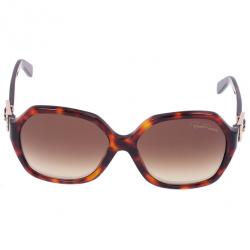 Roberto Cavalli Tortoise Frame Pioppo Oversized Womens Sunglasses
