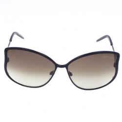 مملوكة مسبقًا Roberto Cavalli Black Mughetto Oversized Womens Sunglasses
