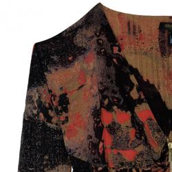 Pre Owned Roberto Cavalli Front Gathered Top M