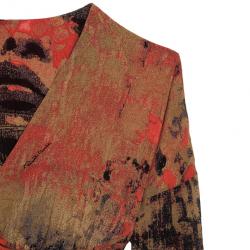 Pre Owned Roberto Cavalli Front Gathered Top M