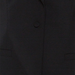 مملوكة مسبقًا Roberto Cavalli Black Wool Tailored Blazer M