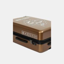Pre Owned Roberto Cavalli Brown Lightweight Spinner Suitcase Set