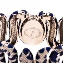 مملوكة مسبقًا ساعة يد نسائية روبرتو كافالي Cleopatra R7253195635 ستانلس ستيل فضية 40 مم