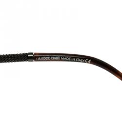 مملوكة مسبقًا نظارة شمسية روبرتو كافالي RC 320 أوتوليكو سوداء بنية