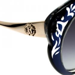 Pre Owned نظارة شمسية روبرتو كافالي هومام 900S زرقاء عين القطة