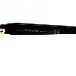 مملوكة مسبقًا Roberto Cavalli Black Taygeta 981S Cateye Sunglasses