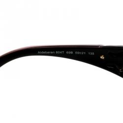 Pre Owned نظارة شمسية روبرتو كافالي مربعة زخرفة كريستال 804T الدبران