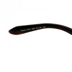 Pre Owned نظارة شمسية روبرتو كافالي فيسدو 754T بنية كبيرة