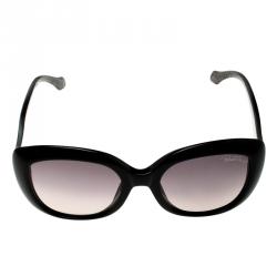 Pre Owned نظارة شمسية روبرتو كافالي باترفلاي 828T الولا سوداء