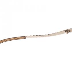 Pre Owned Roberto Cavalli Brown/Gold 792S Adhil Aviator Sunglasses