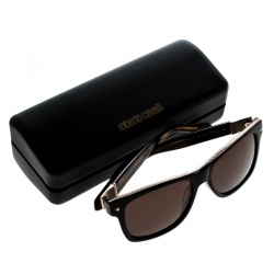 Pre Owned Roberto Cavalli Havana/Brown RC955S Wayfarer Sunglasses
