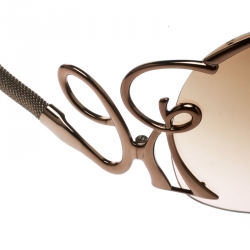 Roberto Cavalli  Bronze/Brown Gradient Botein 852S Shield Sunglasses