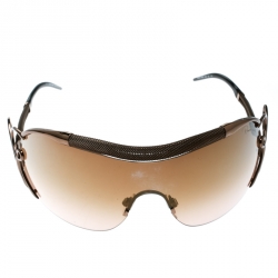 Roberto Cavalli  Bronze/Brown Gradient Botein 852S Shield Sunglasses