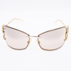 Pre Owned Roberto Cavalli Caos Serpent Shield Sunglasses