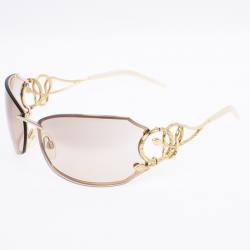 Pre Owned Roberto Cavalli Caos Serpent Shield Sunglasses