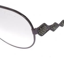 مملوكة مسبقًا Roberto Cavalli Black Adbero Oversized Woman Sunglasses