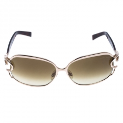 Roberto Cavalli Brown 578S Gradient Mimosa Square Sunglasses
