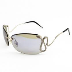 Pre Owned Roberto Cavalli Rimless Fea121s Serpent Woman Sunglasses