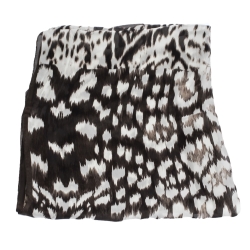 Pre Owned وشاح روبرتو كافالي نقشة الفهد مطببوع