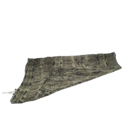 مملوكة مسبقًا Roberto Cavalli Green Snake Skin Print Silk Stole