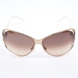 Pre Owned Roberto Cavalli White Tiro Women Sunglasses