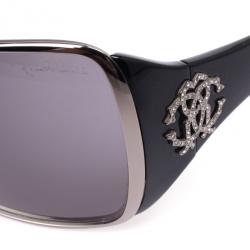 Pre Owned Roberto Cavalli Celestina Black Shield Women Sunglasses