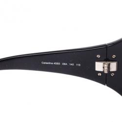 Pre Owned Roberto Cavalli Celestina Black Shield Women Sunglasses