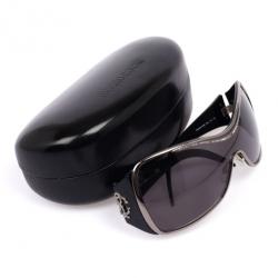 Pre Owned Roberto Cavalli Celestina Black Shield Women Sunglasses