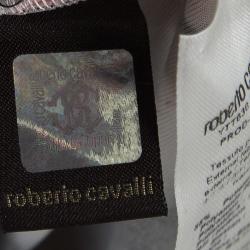 Pre Owned Roberto Cavalli Multicolor Floral Printed Long Sleeve Top M