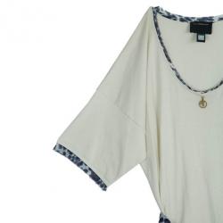 مملوكة مسبقًا CLASS by Roberto Cavalli White Animal Print Dress M