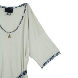 مملوكة مسبقًا CLASS by Roberto Cavalli White Animal Print Dress M