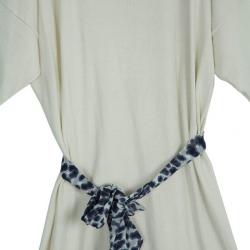 مملوكة مسبقًا CLASS by Roberto Cavalli White Animal Print Dress M