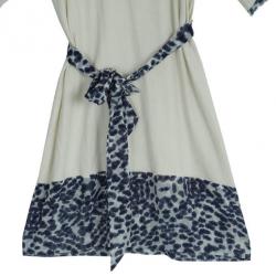 مملوكة مسبقًا CLASS by Roberto Cavalli White Animal Print Dress M