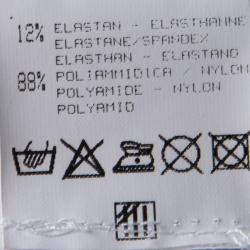 Pre Owned فستان روبرتو كافالي بلا أكمام مكشكش مطبوع متعدد الألوان M