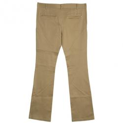 Pre Owned Roberto Cavalli Casual Off-White Flare Pants L