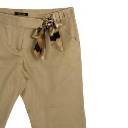 Pre Owned Roberto Cavalli Casual Off-White Flare Pants L