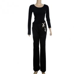 Pre Owned Roberto Cavalli Casual Flare Denim Pants L