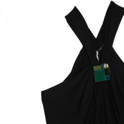 Pre Owned Roberto Cavalli Embellished Top L