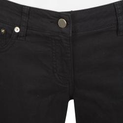 Pre Owned Roberto Cavalli Black Stretch Denim Skinny Jeans M