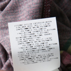 Pre Owned فستان جست كافالي جيرسيه مطبوع متعدد الألوان بأكمام طويلة M